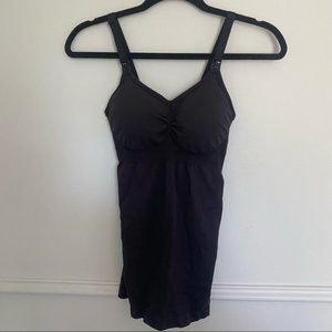 Velvet by Graham & Spenser TALISIA GAUZY WHISPER FITTED MOCK NECK TEE LARGE